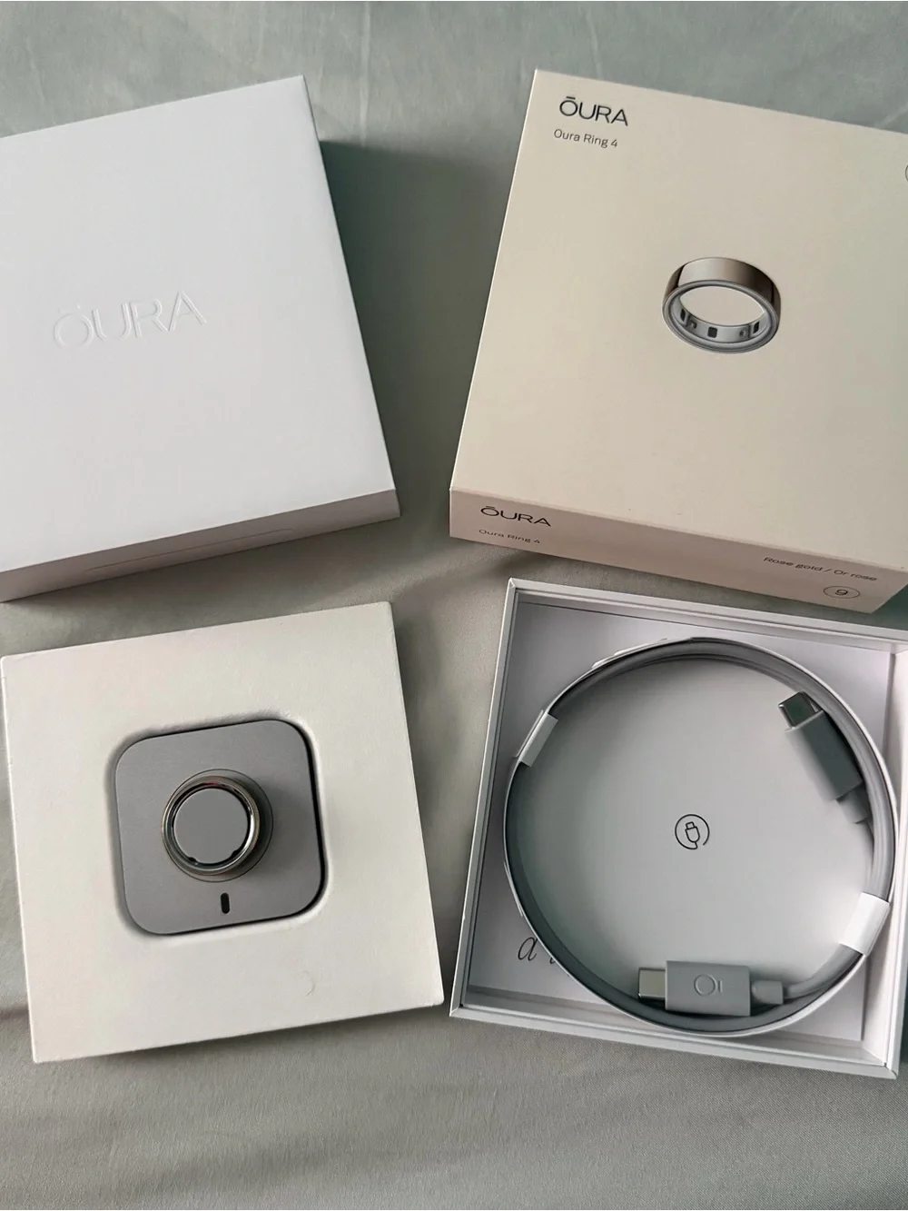 ŌURA Ring 4 - Rose Gold - Size 9